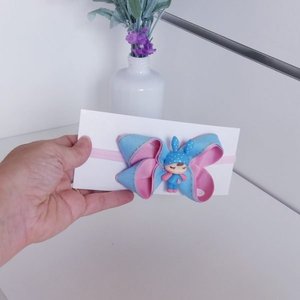 Faixa Meia de Seda Pequena Rosa Jeans/Metoo - Image 3