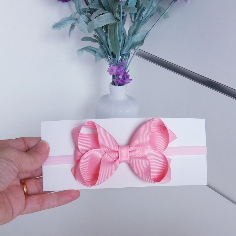 Faixa Meia de Seda Pequena Rosa