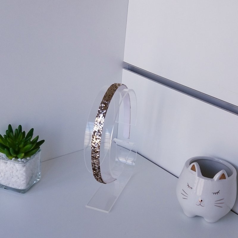 Tiara Brilho Dourada