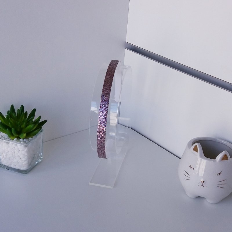 Tiara Brilho Rosa Colors