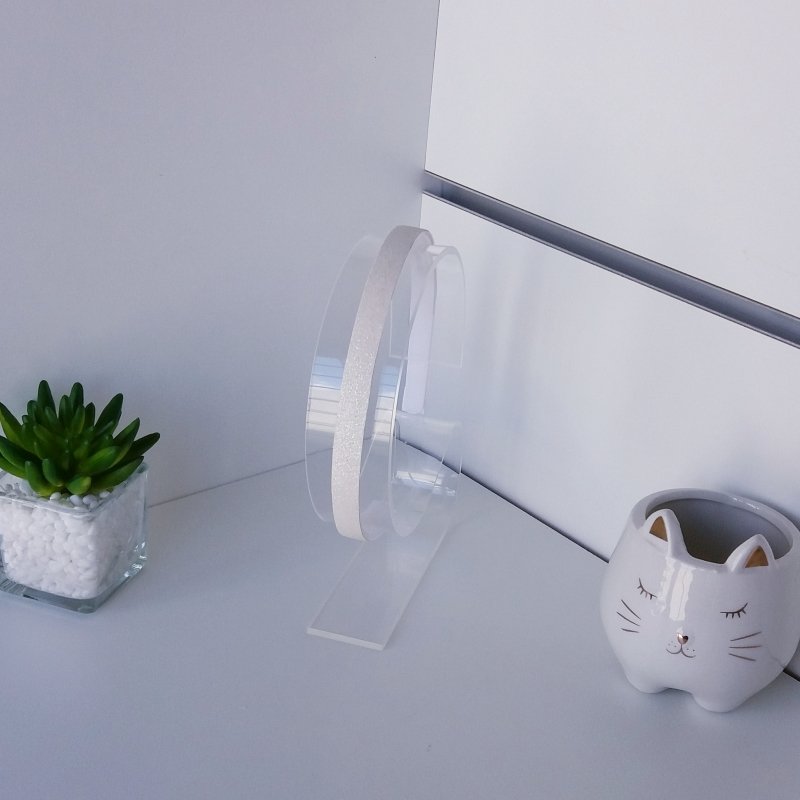 Tiara Brilho Branco Colors 1