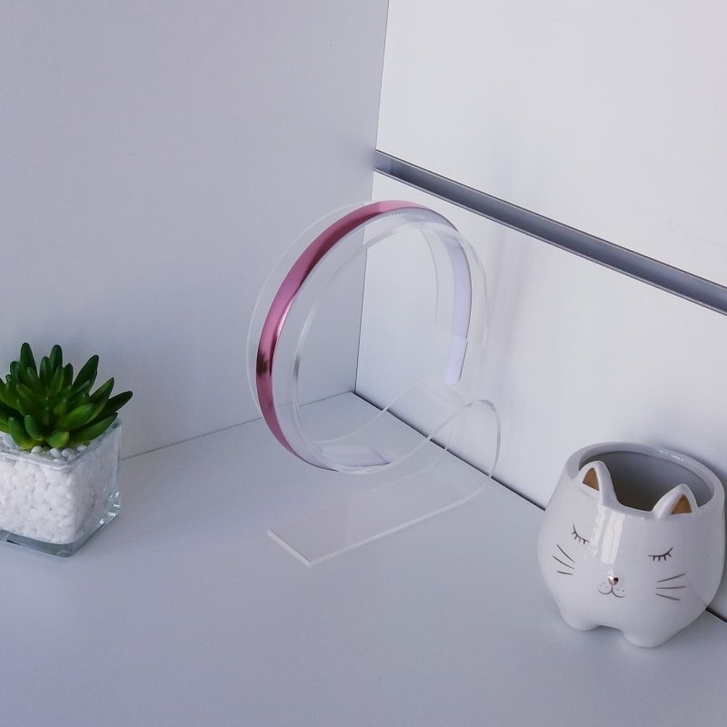 Tiara Rosa Espelhado