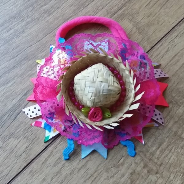 Faixa Meia de Seda Pequena Pink (Junina)