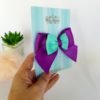 Laço com Pontas Roxo Verde - Image 2
