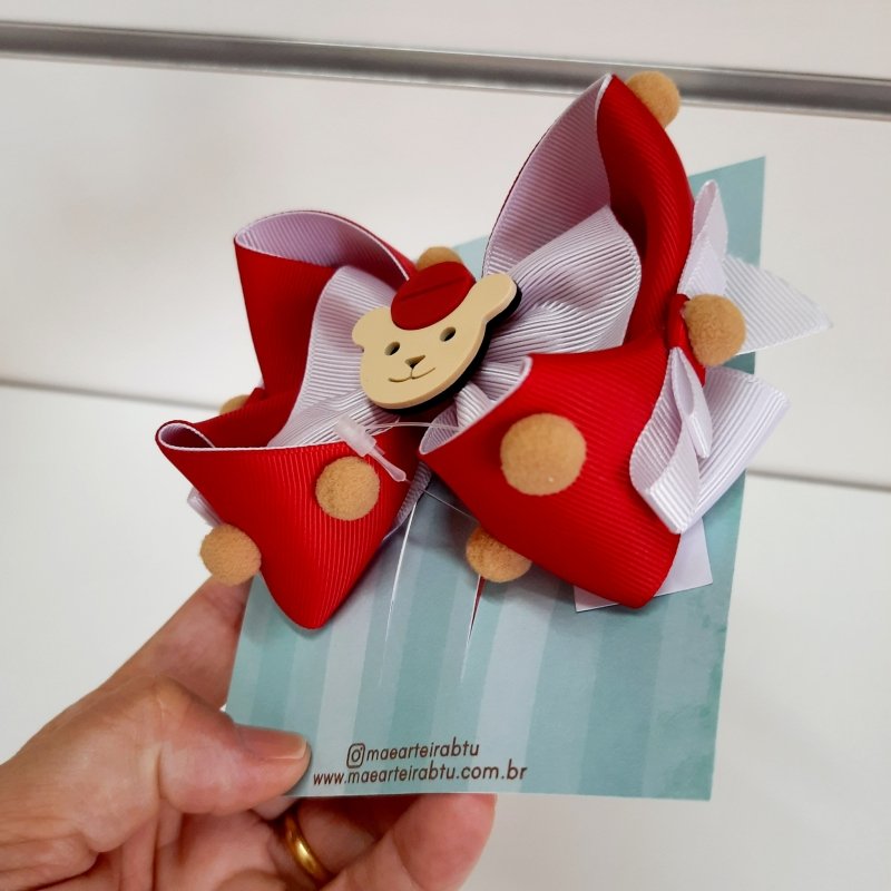 Laço Amora Grande Ursinho Maple Bear - Imagem 3