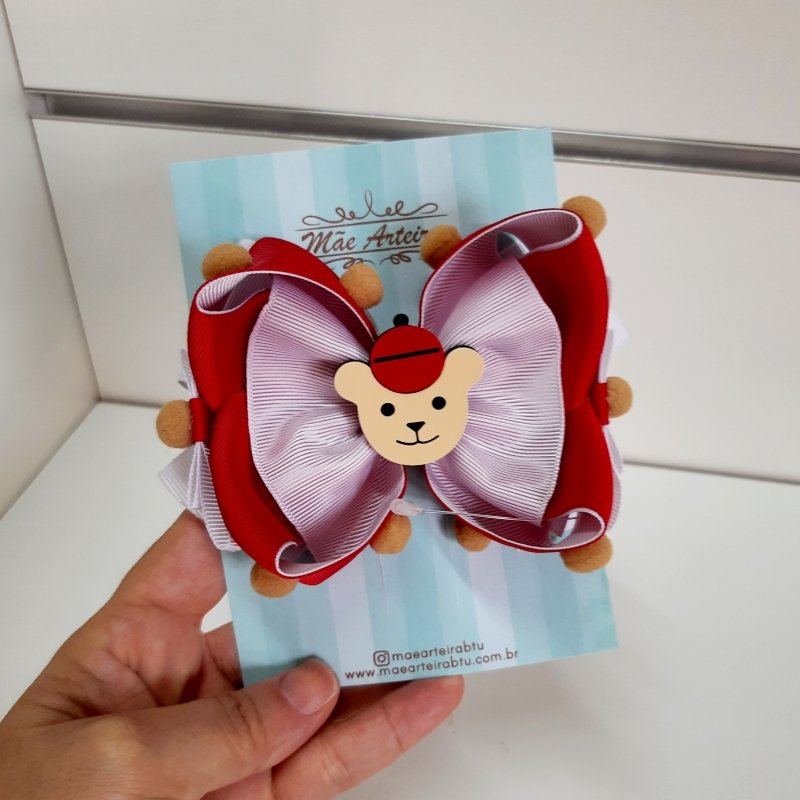 Laço Amora Grande Ursinho Maple Bear - Imagem 4