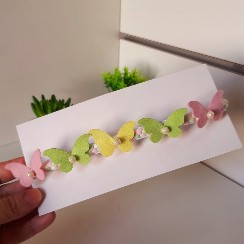 Faixa Meia de Seda Pequena Jardim Encantado - Imagem 2