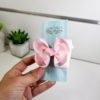 Laço Boutique Pequeno Rosa Bebê Coração - Image 3