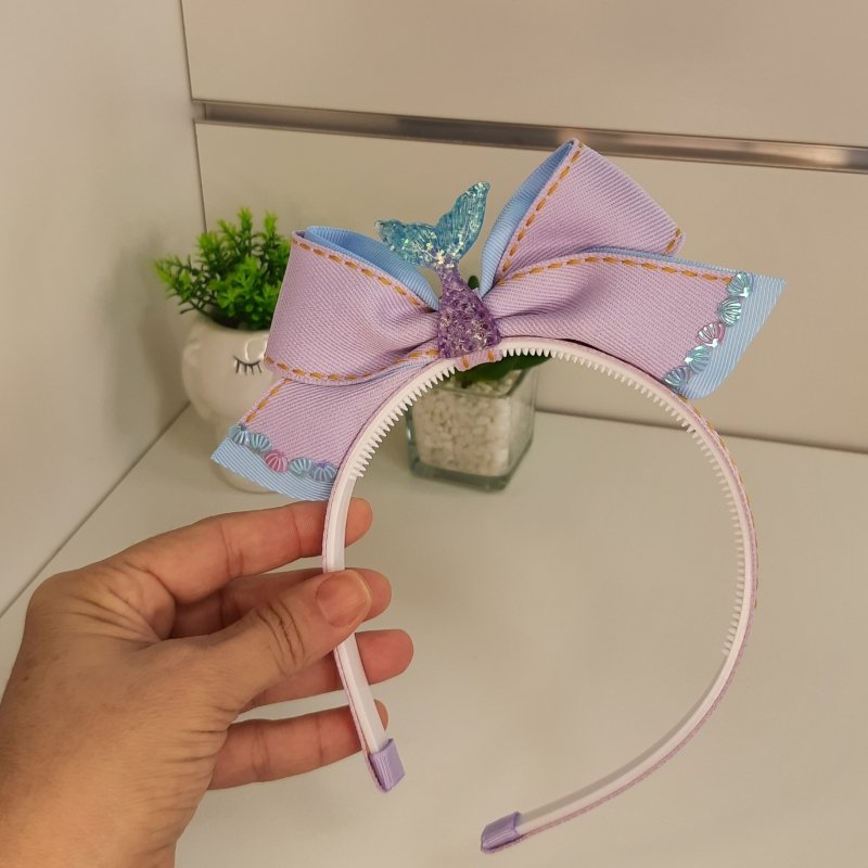 Tiara Lavanda Azul/Rabo Sereia - Imagem 2