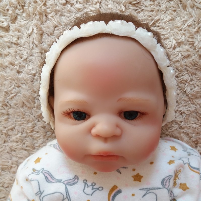 Faixa Meia de Seda Pequena Flor e Pérola - Imagem 3