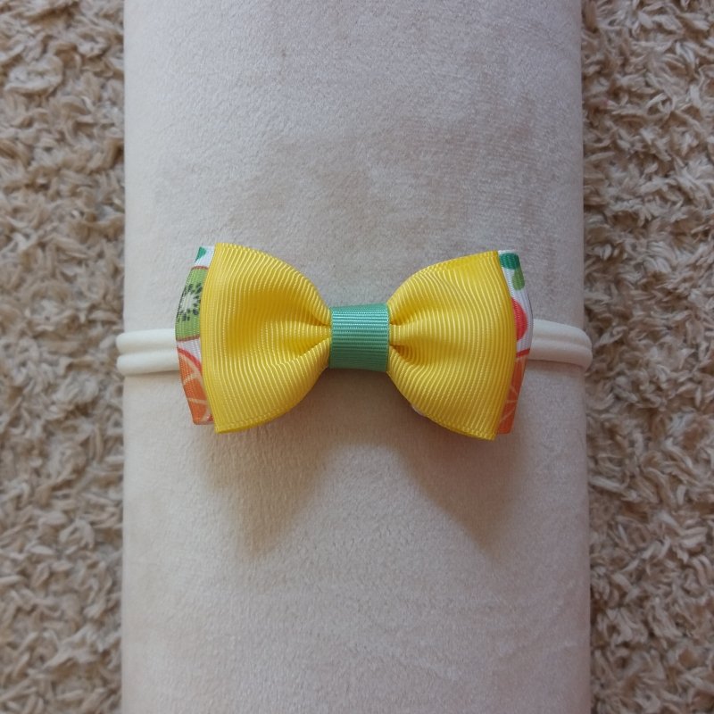 Faixa Meia de Seda RN Frutinha e Amarelo Canário - Imagem 3