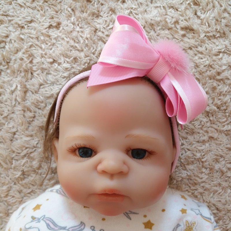 Faixa Meia de Seda RN Rosa Organza Pompom Pelo - Imagem 3