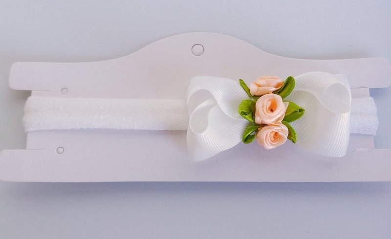 Faixa Meia de Seda RN Bucle/Laço Flor Cetim - Imagem 2