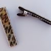 Hair Clip 2 Médio Preto/Brilho Animal Print - Image 2