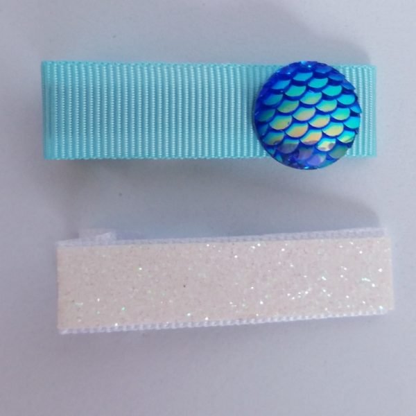 Hair Clip 2 Pequeno Sereia Azul