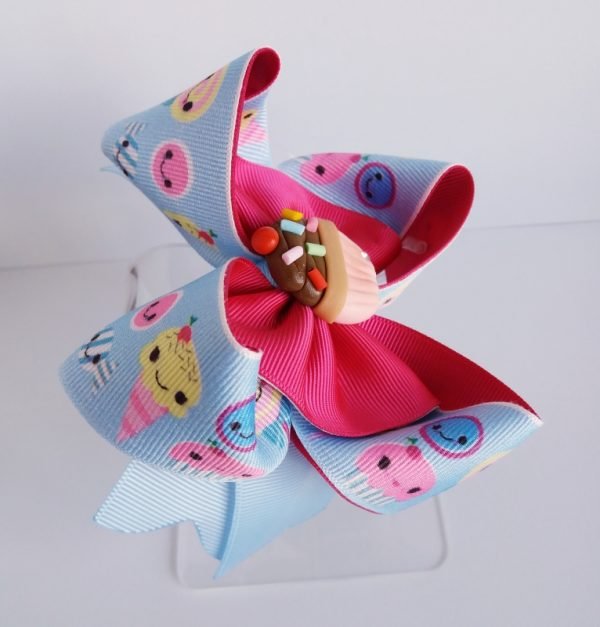 Laço Amora Grande Rosa/Docinho Cupcake - Image 3