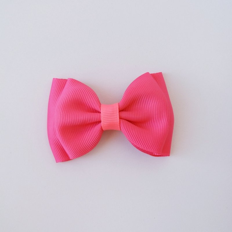 Laço Gravata Duplo Médio Pink