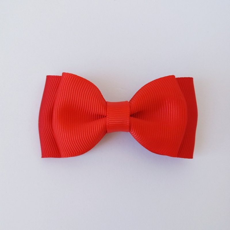 Laço Gravata Duplo Médio Vermelho