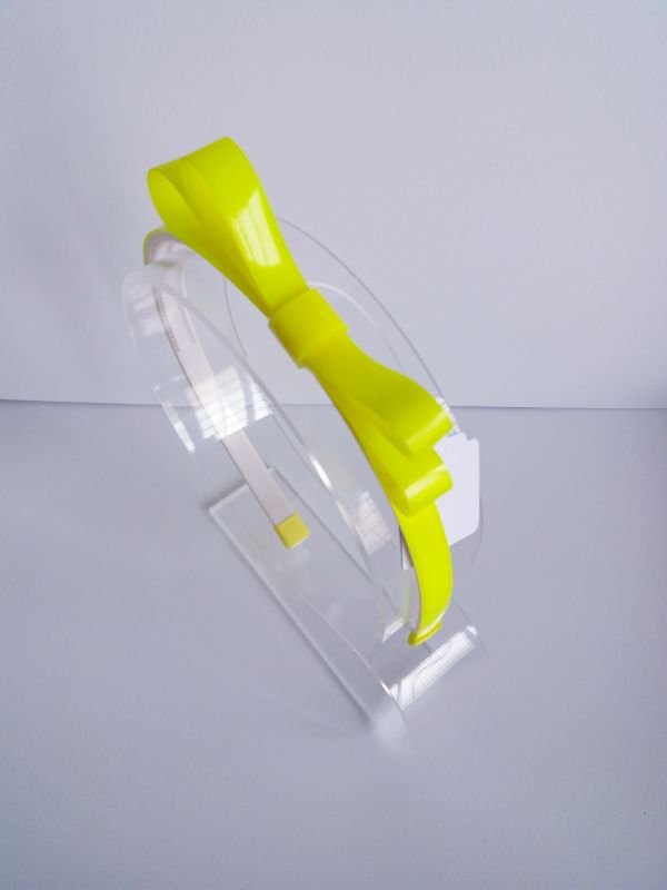 Tiara Aqua Amarelo Neon