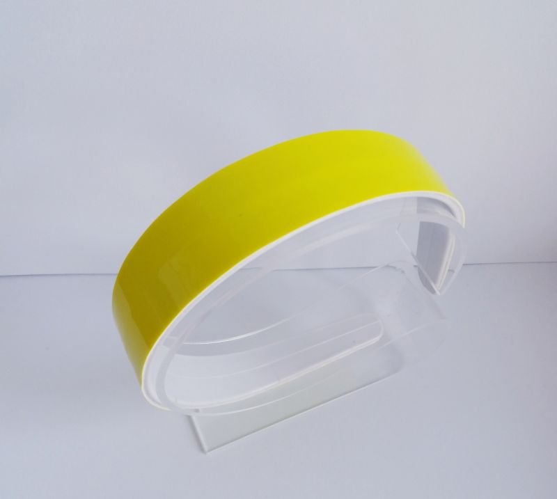 Tiara Aqua Larga Amarelo Neon