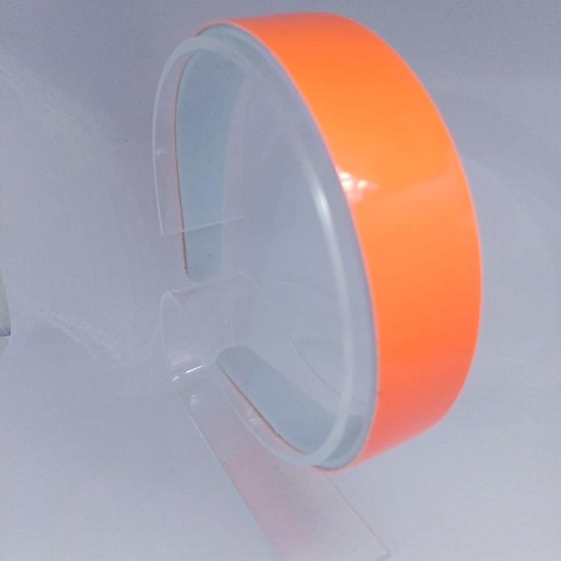 Tiara Aqua Larga Laranja Neon
